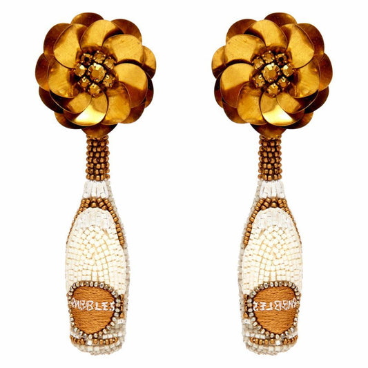 Prosecco Bottle Earring