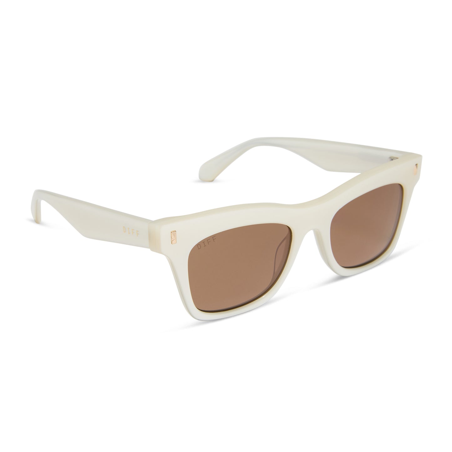 Bradley Opaline + Brown Sunglasses