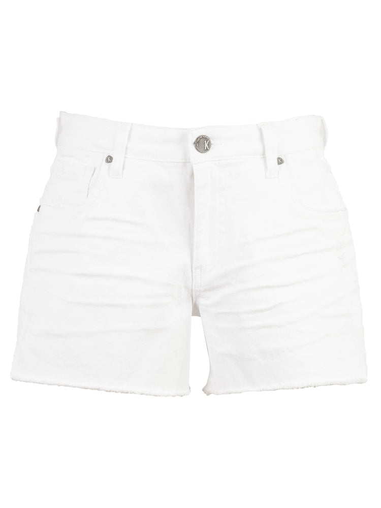 Optic White Kut from Kloth Denim Shorts