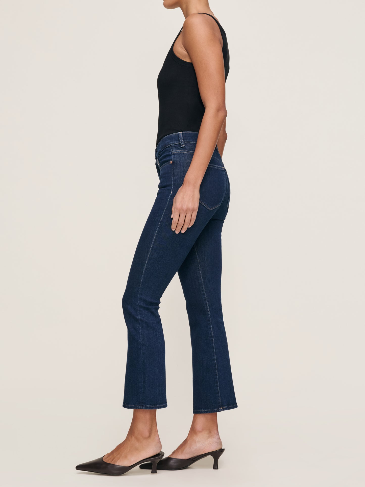 Bridget Boot Crop Denim - Lunar Sky