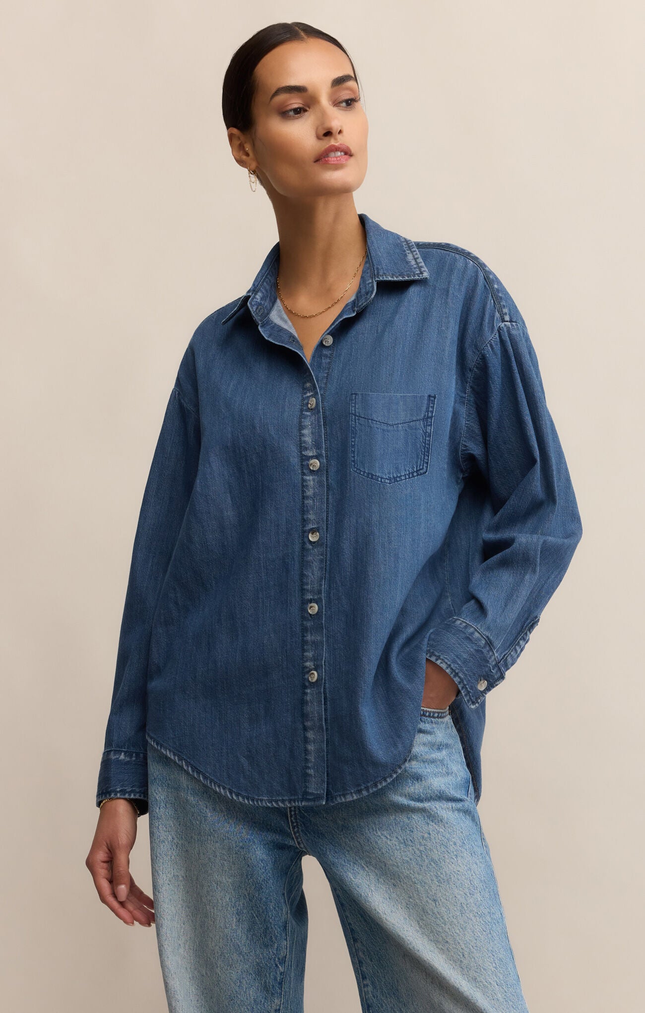 Atwood Denim Shirt - Med. Indigo