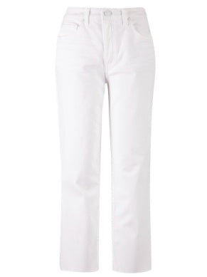 Rachel High Rise White Raw Hem Jeans from Kut from Kloth