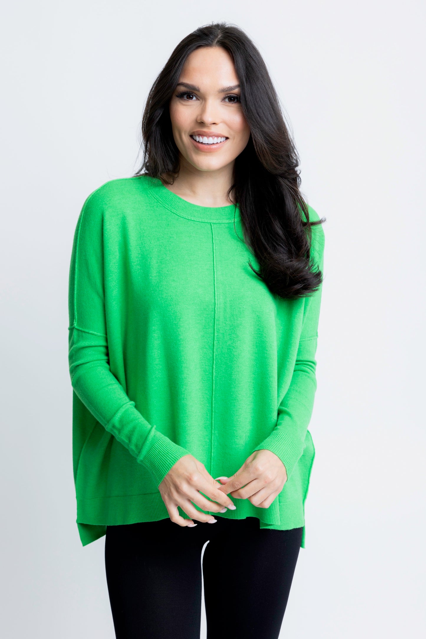 Green Crew Sweater
