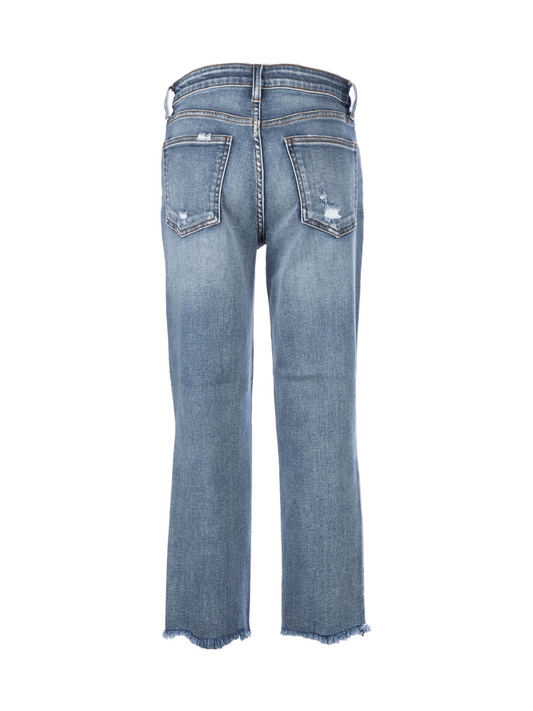 Rachael Hi-Rise Fray Hem Jeans