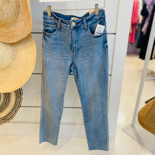 Reese Ankle Straight Denim Jeans